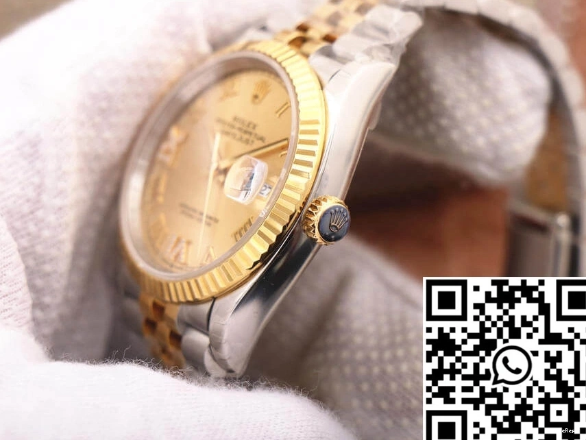 Diamond Dial Datejust 126233 Factory Rolex Gold EW 0101